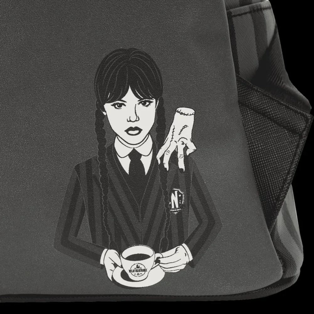 THE ADDAMS FAMILY Wednesday Addams Exclusive Nevermore Cosplay Mini Backpack
